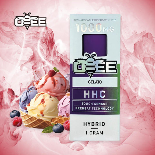 OBEE HHC DISPOSABLE PEN - GELATO - HYBRID - 1 GRAMM